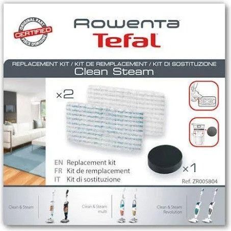 Серветки та поролоновий фільтр clean & steam оріїгнал пилососу Rowenta VP8561RH ZR005804 фото 3
