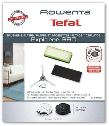 Щетка боковая 2шт и фильтры робота-пылесоса Rowenta RR7865WH ZR177002 фото 2
