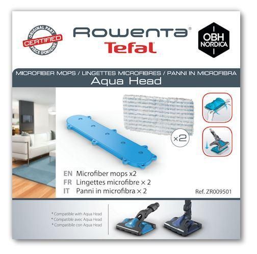 Набір ганчірочок з мікрофібри aqua head пилососу Rowenta RH9677WO ZR009501 фото 2