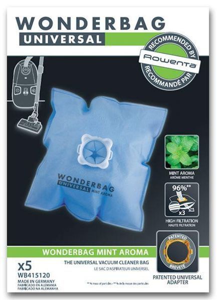 Мішки wonderbag mint aroma universal пилососу Rowenta RO305 WB415120 фото 3