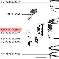 Плата керування мультиварки Tefal CY754130 SS-7222060560 фото 2