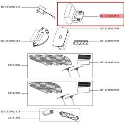 Зарядная станция белая робота-пылесоса Rowenta SERIE 75 SS-2230002595 фото 1